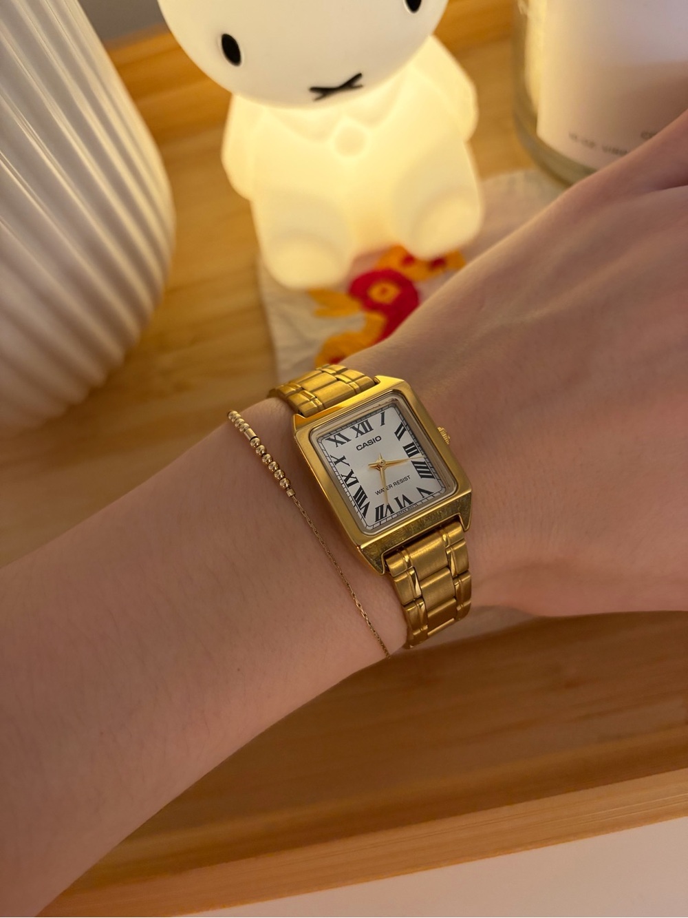 Casio Gold Women’s Watch - Classic Square Dial